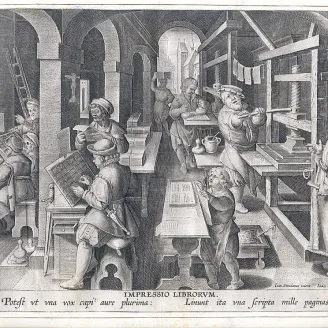 Engraving by Jan van der Straet