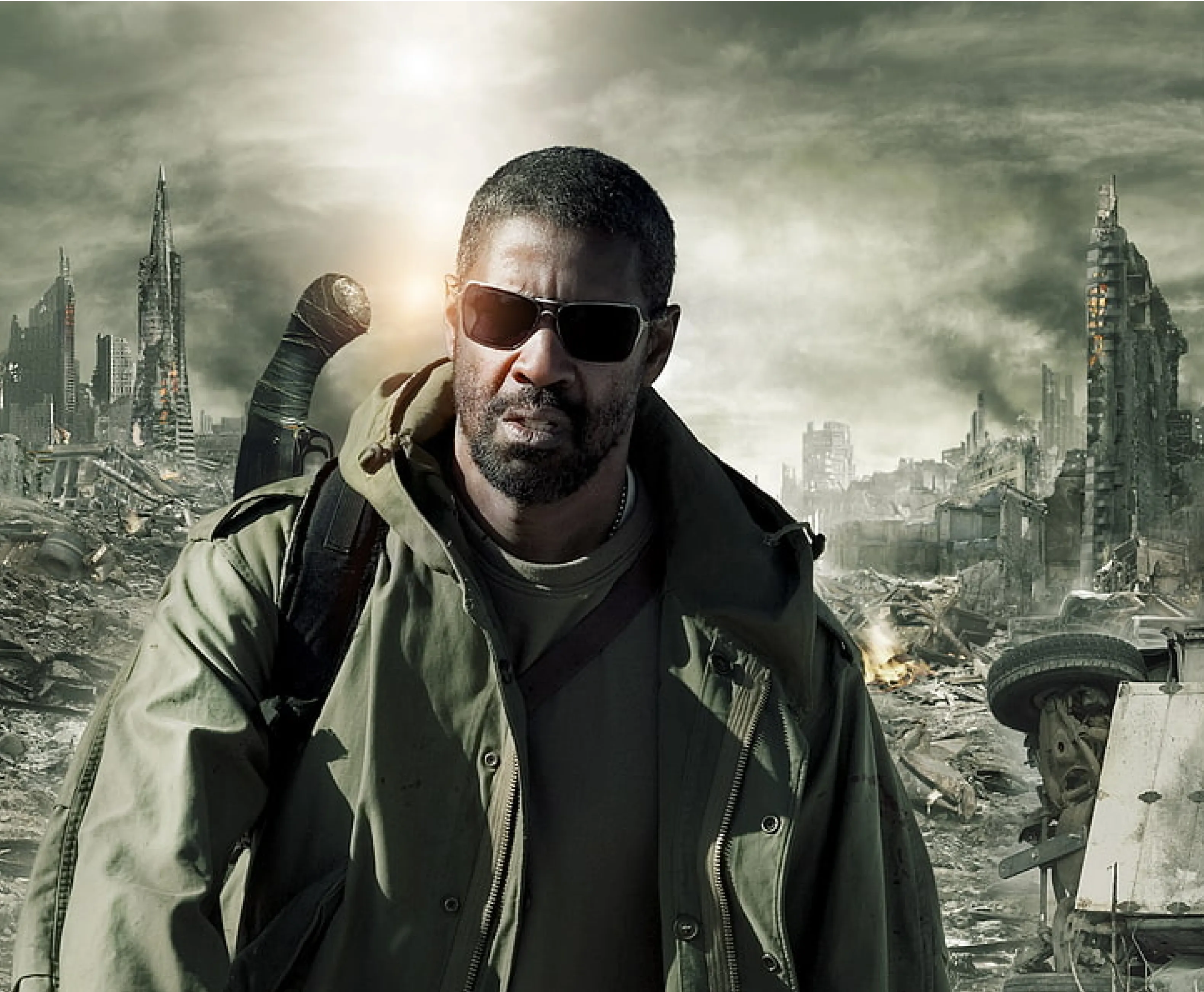 Photographiee d'un train post-apocalyptique